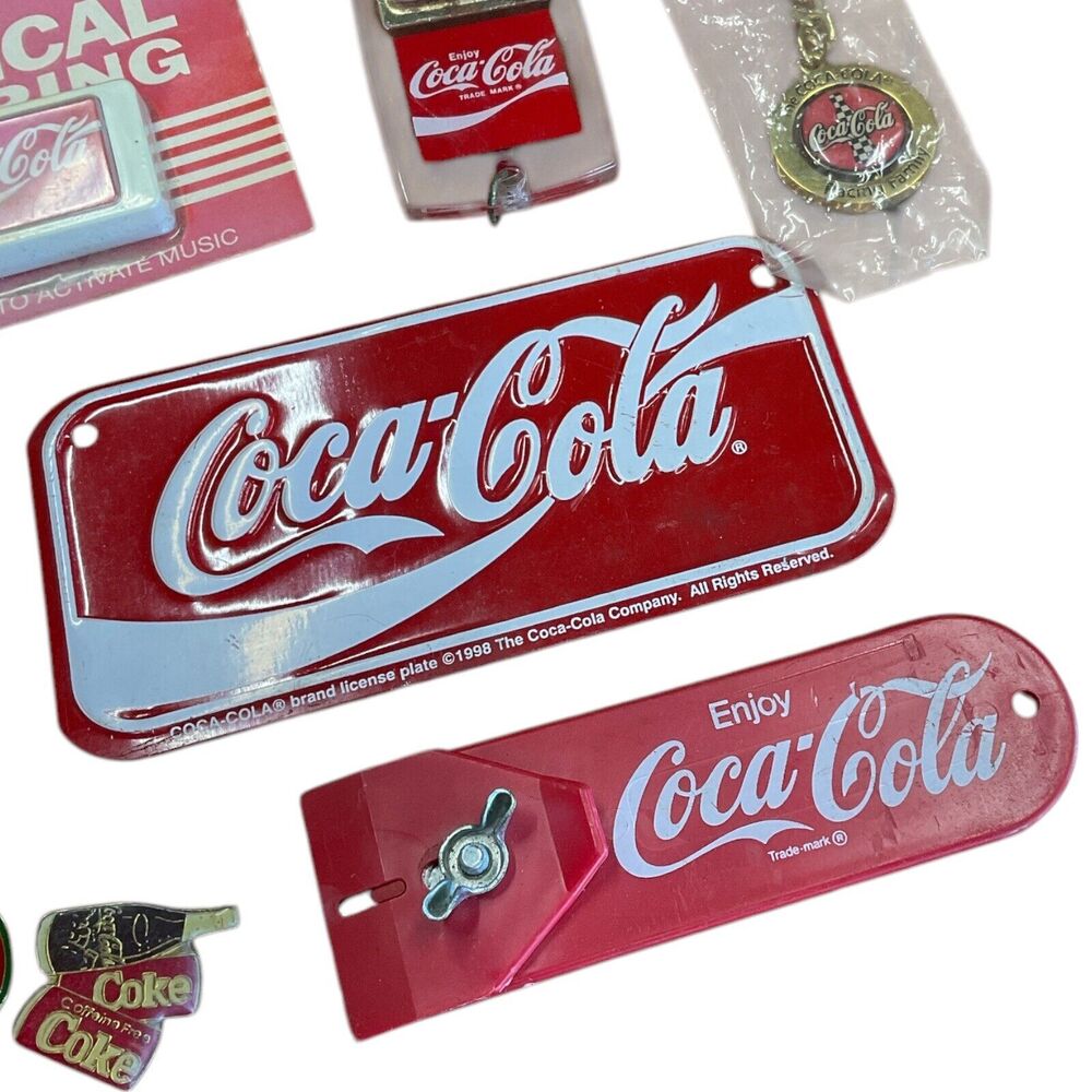 Coca Cola Collectibles Coke Vintage Merchandise Lot‎ Openers Keychains Pins Golf - Picture 8 of 8